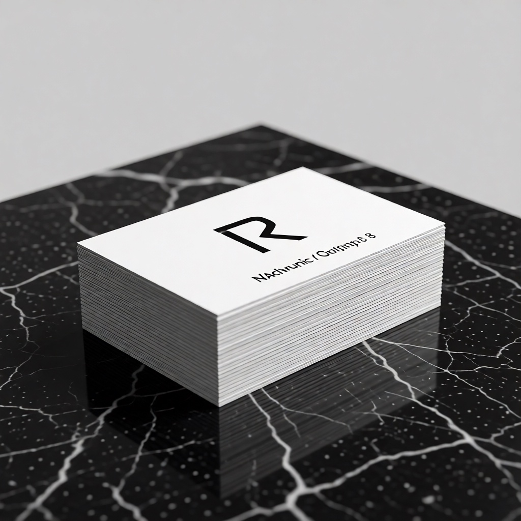 Визитки на плотном картоне