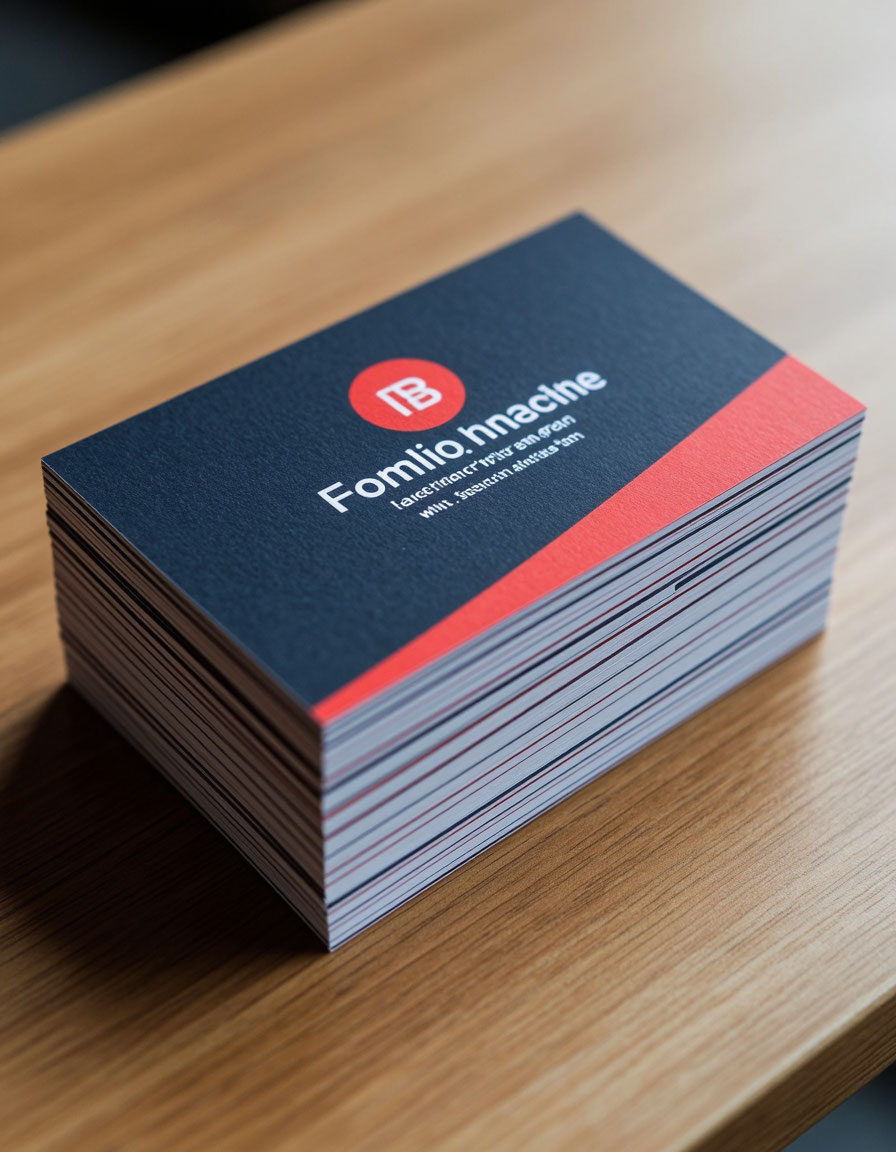 Визитки на плотном картоне