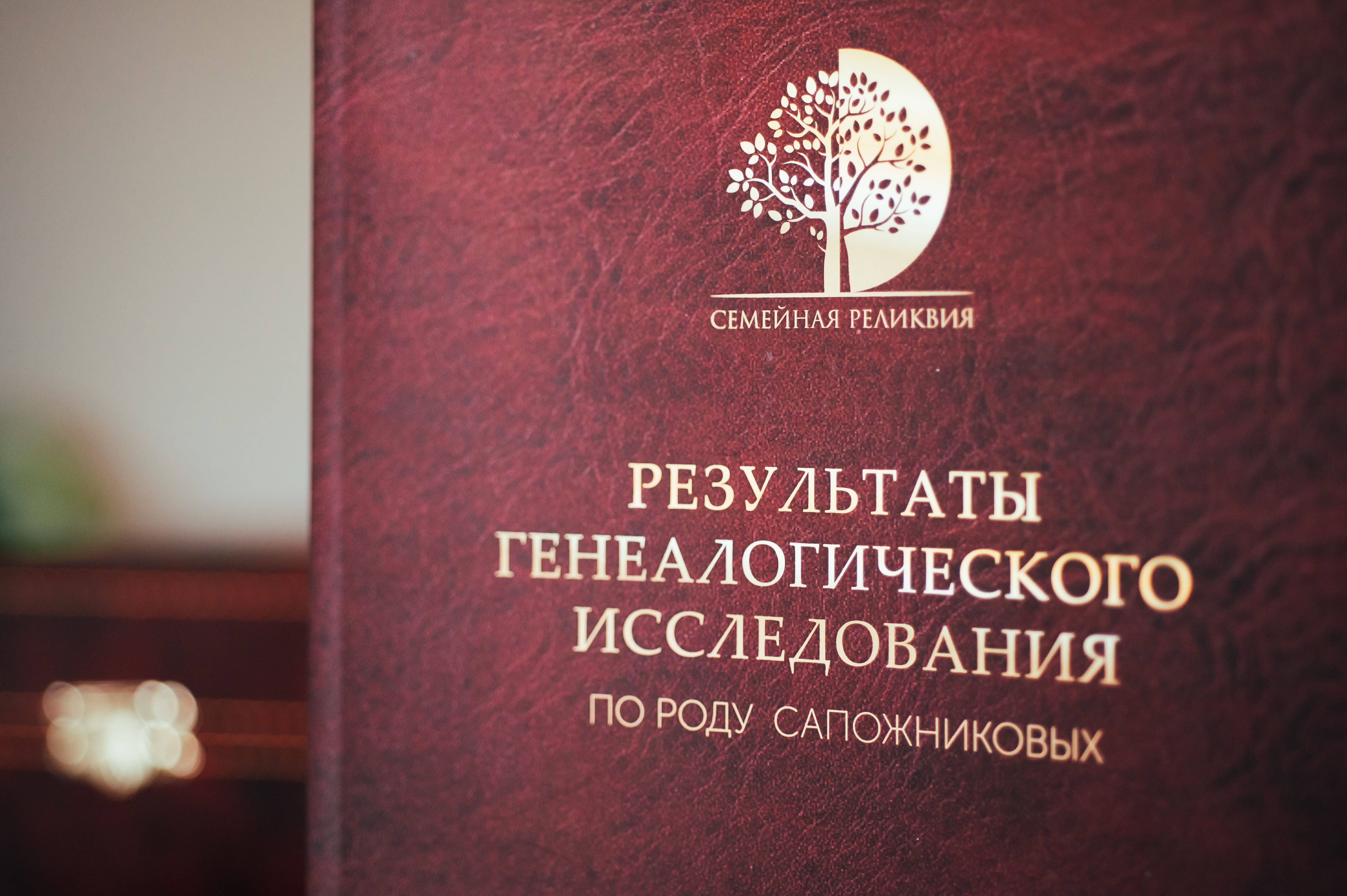 Родословная книга в мягком переплете с печатью (недорогой формат)