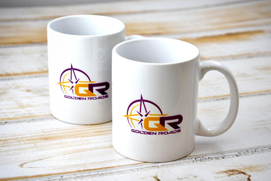 печать  логотипа на кружке