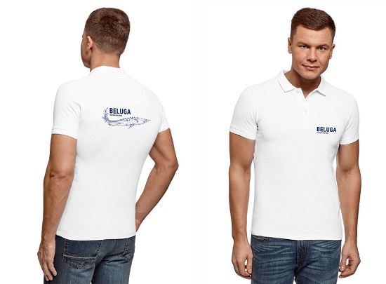 визуализация футболки с печатью