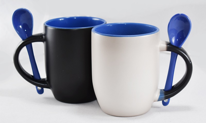 кружка для печати с ложкой