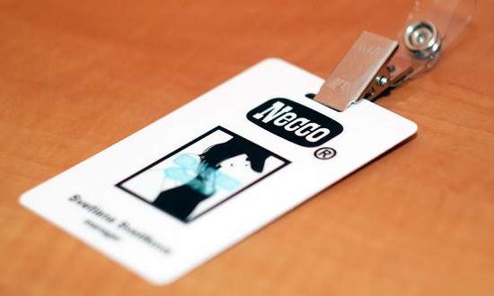 бейдж на клипсе