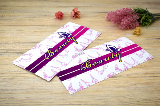 листовки для салона красоты