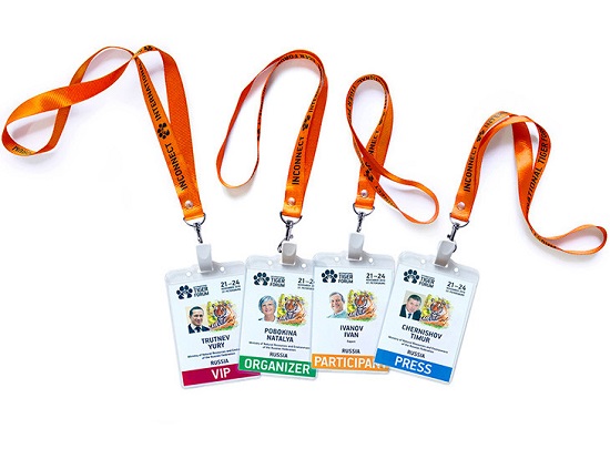 бейджи с креплением лента