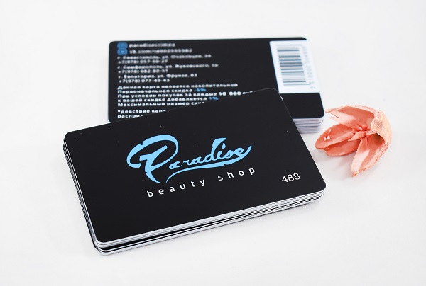 Визитка -отступы со всех сторон