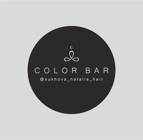 макет круглой наклейки