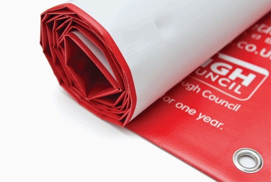 баннер с пропайкой и люверсами