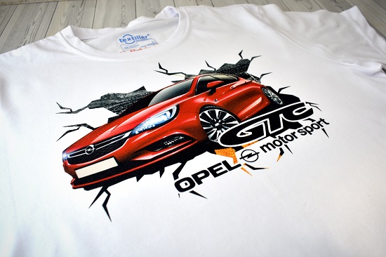 полноцветная печать на футболке