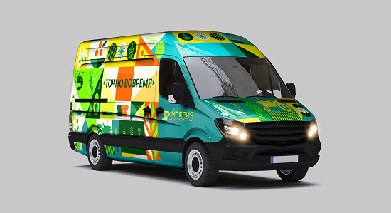 визуализация оклейки авто Газель