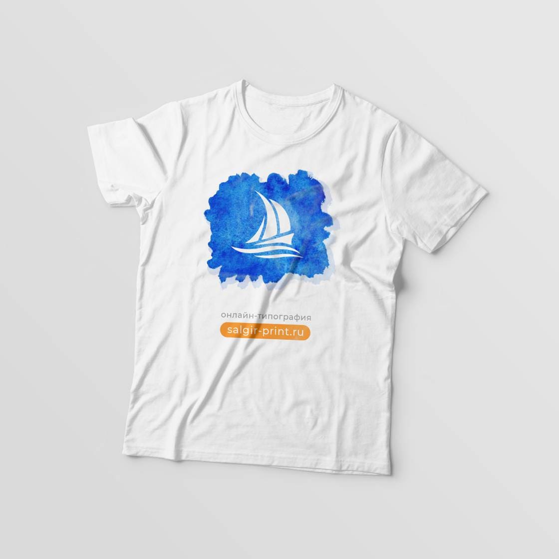 Белые футболки с печатью любых изображений