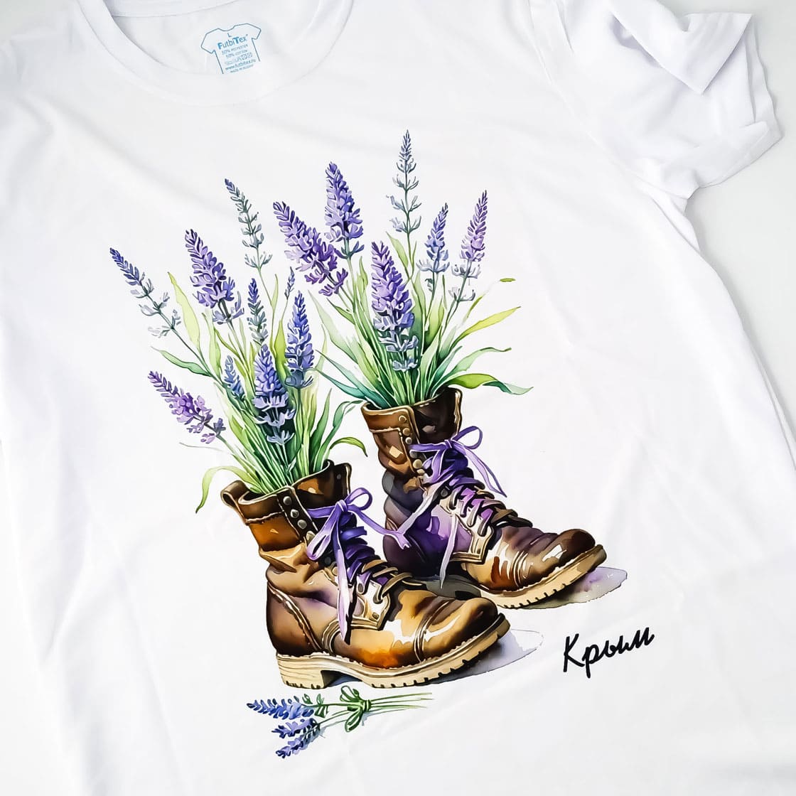 Белые футболки с печатью любых изображений