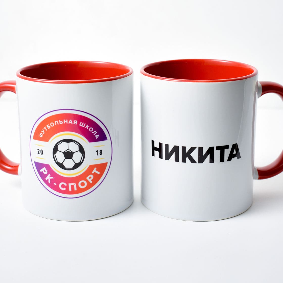 Печать на цветных кружках