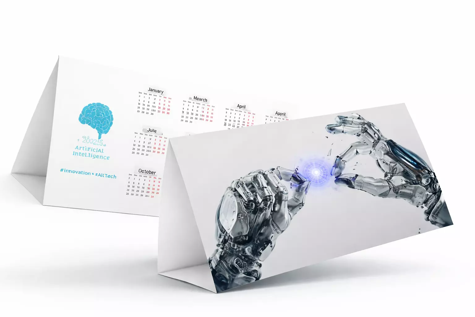 Печать календаря домик