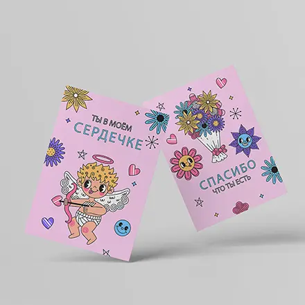 Открытки А6 (105×148 мм)