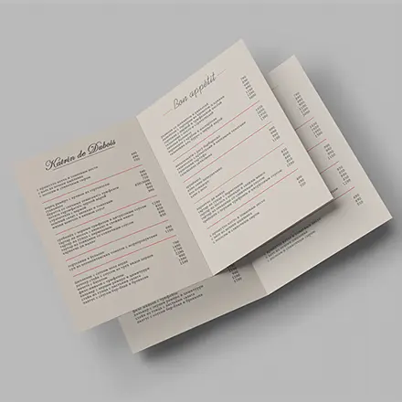 Буклеты «Книжка» - малый тираж (цифровая печать)