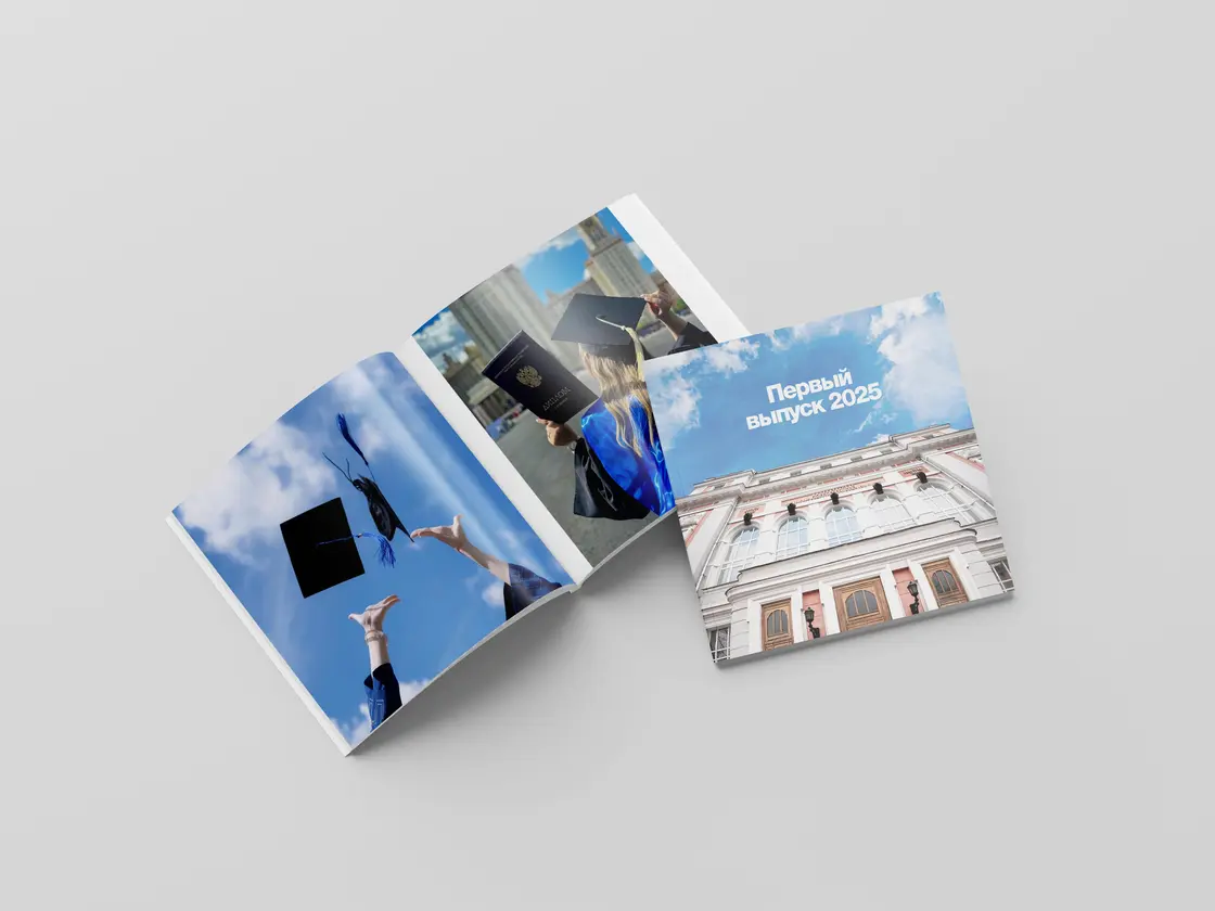 Фотокнига 20×20 см с мягкой обложкой