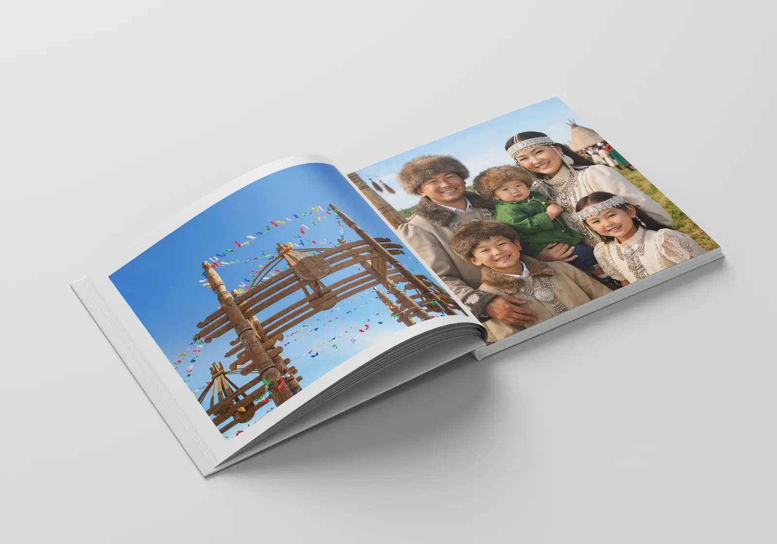 Фотокнига 20×20 см с персональной фотообложкой