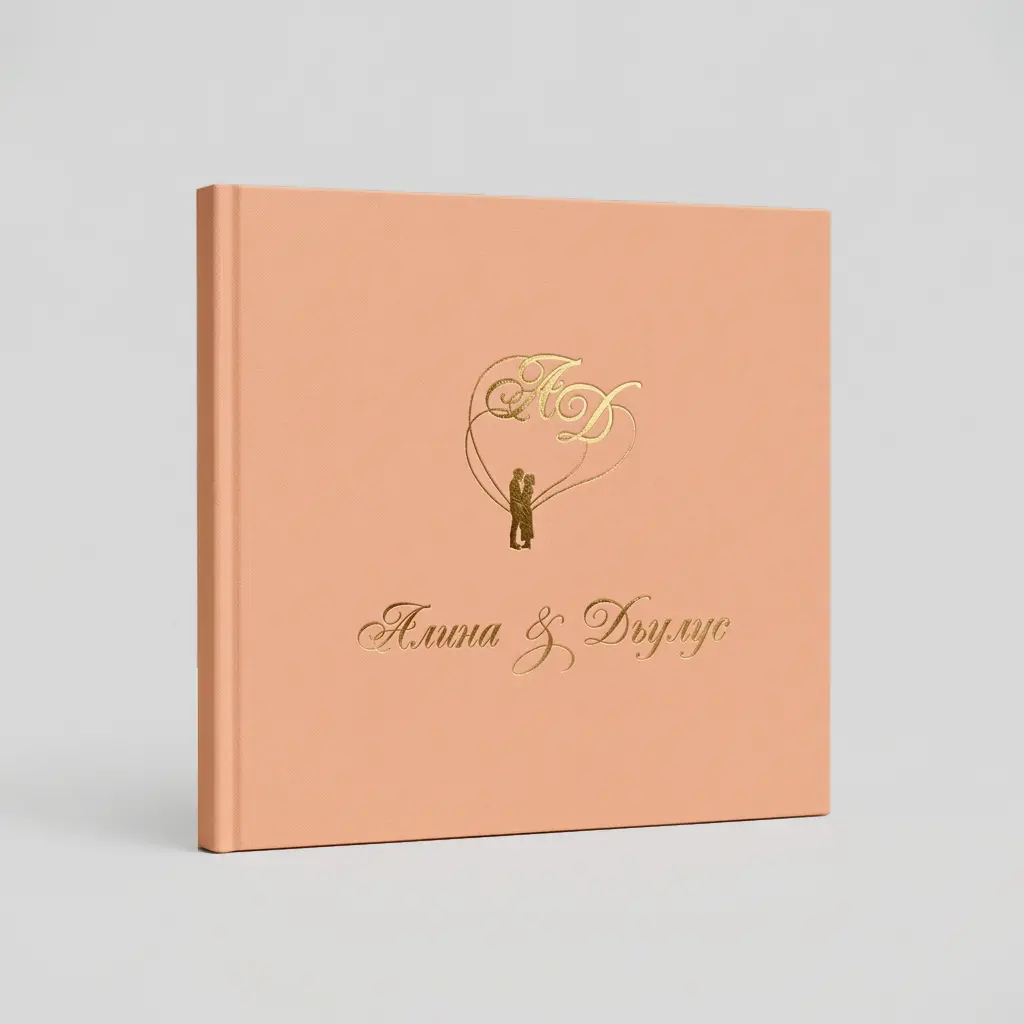 Фотокнига 20×20 см в велюровой обложке