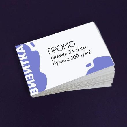 Визитки промо (от 1000 шт)