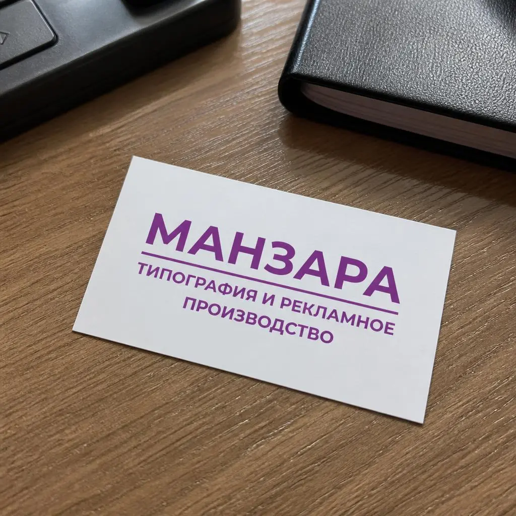 Визитки на бумаге