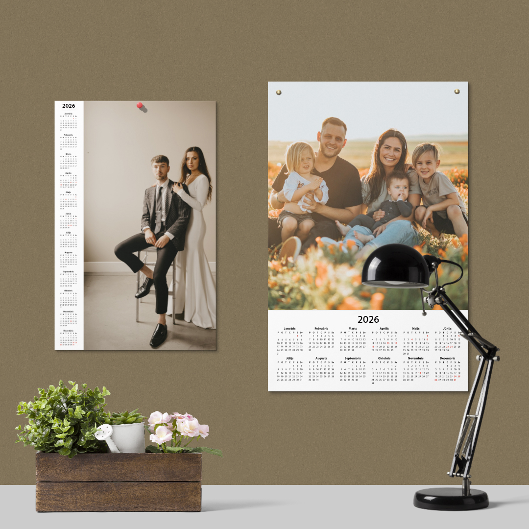 Kalendāri - plakāti Stilīgi un personalizēti risinājumi
