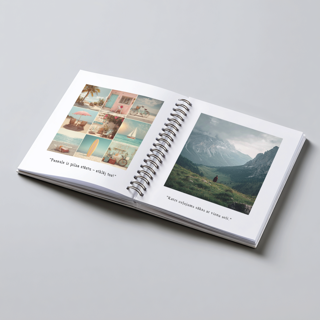 Instabook - fotogrāmata ar spirāli