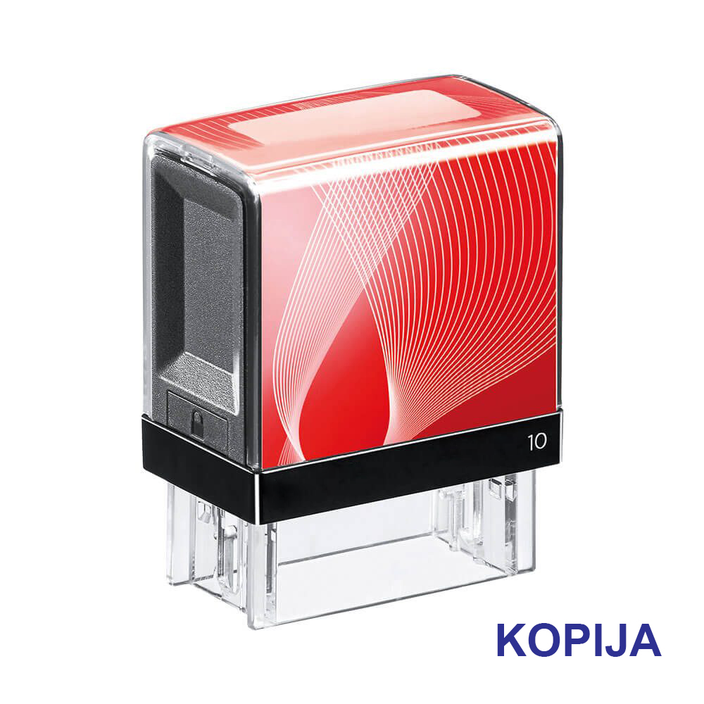 KOPIJA, gatavs zīmogs 10x27 mm