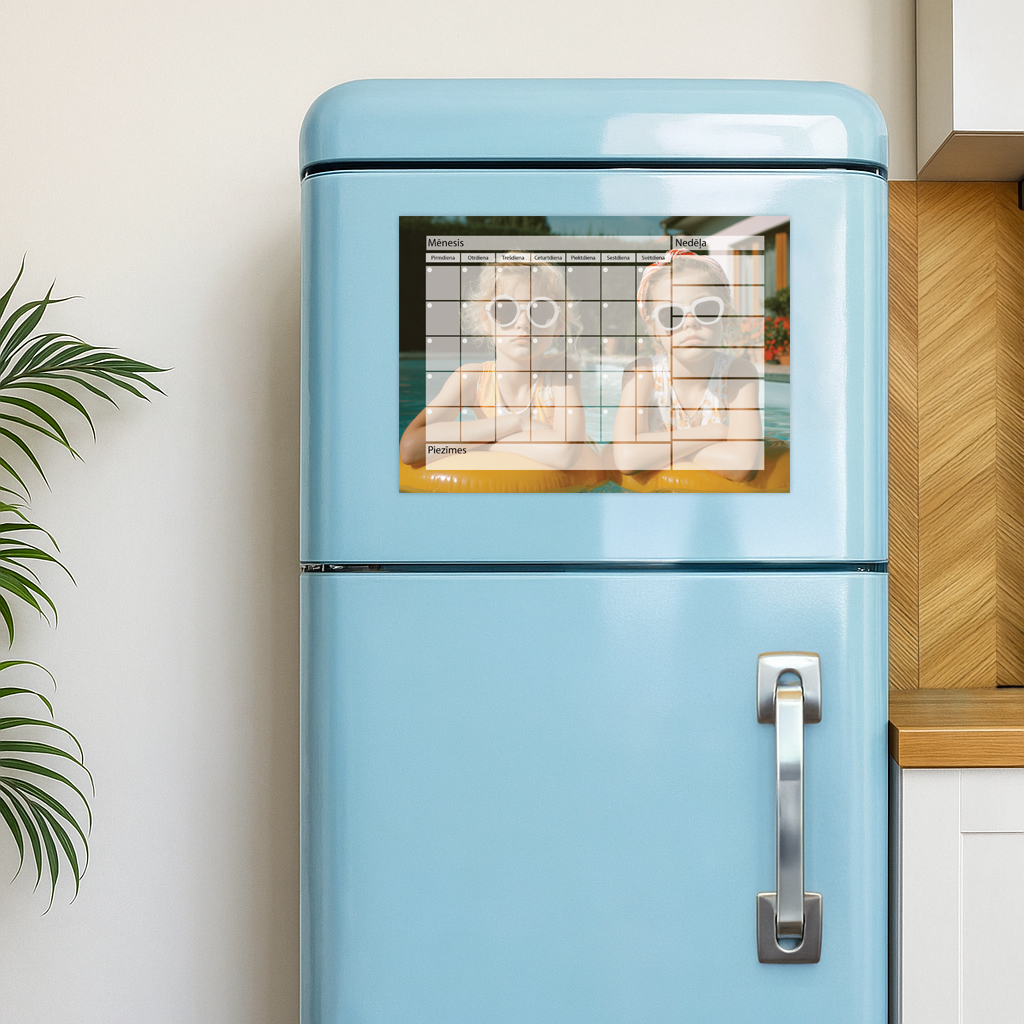 Magnētiskais plānotājs ar foto