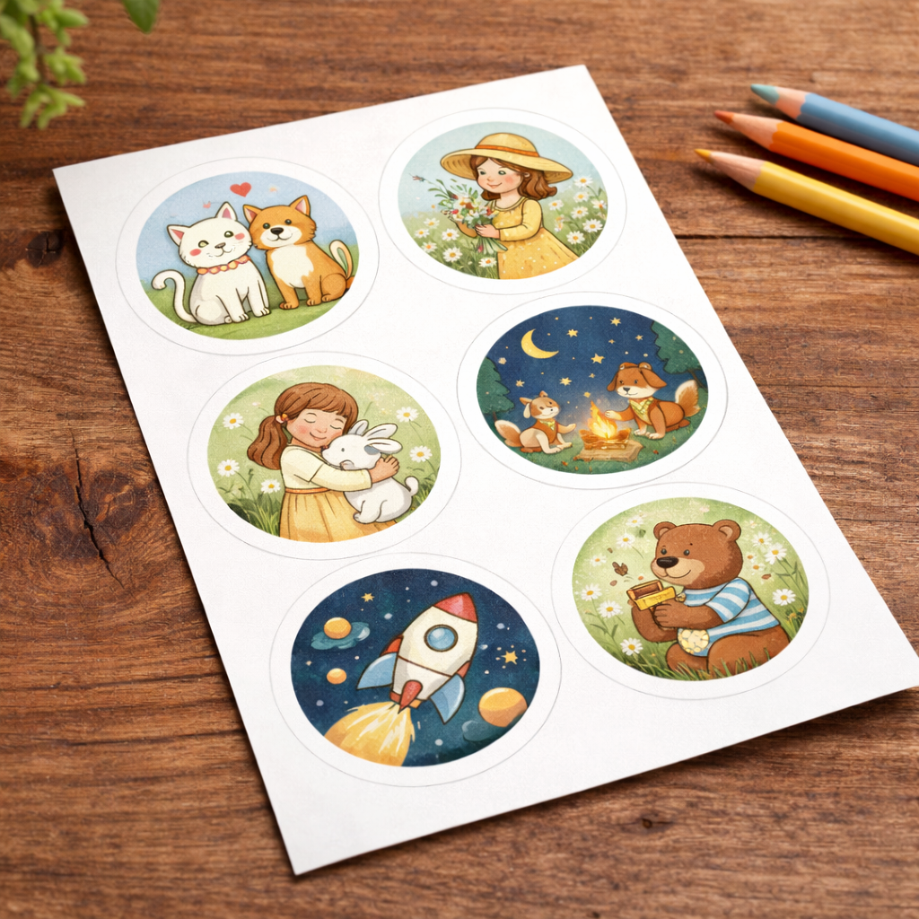 Uzlīmju komplekts “aplis”